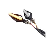 KJERUL Motorcycle Indicators 2PCS Motorcycle Turn Signal Lights 24 LED Signal Lamp Moto Tail Brake Lamp Motorbike Indicator Blinker Light Turn