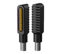 KJERUL Motorcycle Indicators Led Motorcycle Turn Signal Light Indicators Flash Blinkers Flicker DRL Daytime Running Brake Tail Lamp Turn Signal Light