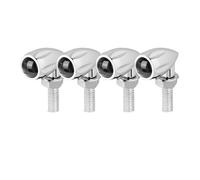 KJERUL Motorcycle Indicators Motorcycle LED Turn Signal Indicators Lights Lens Flash Signal Lamp For Bobber Motorbike 12V Turn Signal Light