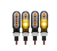 KJERUL Motorcycle Indicators Motorcycle LED Turn Signal Lamp 3LED Flash Indicator Light Motorcycle 12V Turn Signal Lamp Motorcycle Turn Signal Light