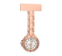 KJFB Nurse Fob Watc Nurse Watch Hanging Watch Chest Watch Pocket Watch Stopwatch Nurse Dedicated Watch Fashion Waterproof Ideal for Doctors and Nurses (Color : Pink, Size : 8.8x2.8cm)