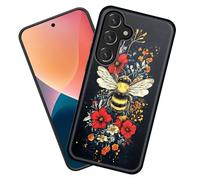 KJFHDJFDH for Galaxy A36 5G Case, Heavy Duty Shockproof Protection Soft Silicone Rubber+Hard Plastic Hybrid Protective Case for Samsung Galaxy A36 5G 6.7" 2025,Bee in The Flowers