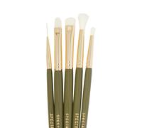 KJH 5 Piece Eye Brush Set Green