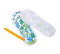 KJHBV 1 Pair Elastic Fiber Acupressure Socks for Reflex Massage with Printing Design and Breathable Material, Simple and Convenient Design for Women and Men
