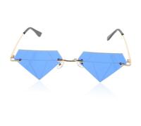 KJHBV 1 Pair Lightweight Irregular Shape Retro Sunglasses for Women, Creative PC Material Cool Glasses Suitable for Party and Daily Life
