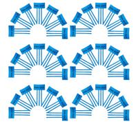 KJHBV 100pcs Blue Airflow Direction Indicator Labels for Air Register and Supply Air, Coated Paper Self-Adhesive Fan-Out Ribbon Streamers for Real-time Airflow Visualization in Lab