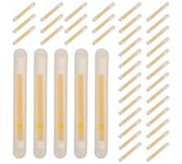 KJHBV 100pcs Fishing Glow Sticks for Night Fishing with Rainproof Polyethylene Material and Flexible Attachment Design and Floats in Reservoirs
