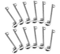 KJHBV 100pcs Golf Charms for Jewelry Making and DIY Key Chains, Alloy Silver Pendants, Not Easy to Fade or Deform, for Golf Lovers Crafting Accessories