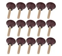 KJHBV 100pcs Traditional Handmade Pure Moxa Sticks for Moxibustion Therapy, 7x40mm Thick Moxa Pillars with Red Base Powder, Professional Household and Salon Acupuncture Massage Use