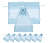 KJHBV 10pcs Drawstring Cloth Bags Small Mesh Jewelry Pouches Lightweight Design Convenient to Store and Take for Party Wedding Favor Packaging