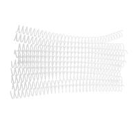 KJHBV 10pcs Loose Leaf Binding Rings Spiral Coils for Notebook Binding Metal Material for Office and School Document Organization