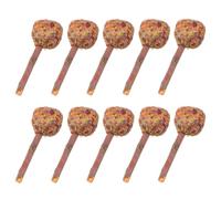 KJHBV 10pcs Rabbit Guinea Pig Chew Toys Orchard Grass Branch Molar Rod