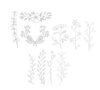 KJHBV 10pcs White Scrapbook Backing Paper with Hollow Out Lace Design, 10 Different Styles of Delicate and Beautiful Craft Paper for DIY Photo Album Decor and Scrapbooking
