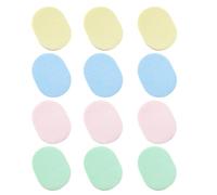 KJHBV 12pcs Face Puff Sponges Makeup Removal Cleaning Sponge Pads with Breathable Skin-friendly Material, Simple Compact Design for Facial Cleansing and Exfoliating Style