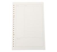KJHBV 150 Pcs A5 Loose-Leaf Refill Papers for Writing and Planning White Paper with Smooth Writing Experience for Detachable Notebooks and Journals