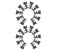 KJHBV 20pcs Black Iron Ornate Corner Protectors for Wood Boxes and Gift Boxes, Retro Antique Style Decorative Edge Guards with Versatile Fit and Enhanced Protection for Creative