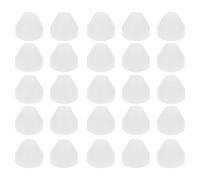 KJHBV 20pcs Pe Pen Bushings for Wood Turning, Lightweight Non-stick Insulation Bushings, Sturdy White Plastic Gaskets for Finishing Pen Turning Supplies