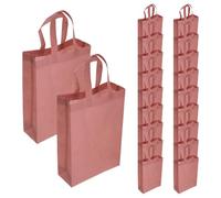 KJHBV 20pcs Reusable Non-woven Tote Bags with Handles Lightweight and Strong Load Capacity, for Shopping, DIY Craft, on The Go