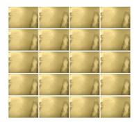 KJHBV 24 Sheets Metallic Foil Cardstock Paper A4 Size 11.7x8.3 Inches Golden Mirror Shine Effect with Writing and Double Sided Use for DIY Party Invitations and Certificates