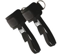 KJHBV 2pcs Ankle Bands Workout Machine Attachments for Women, Black Polyester and Eva Material, Comfortable Touching Feeling, Designed for Leg Training and Building Leg Strength