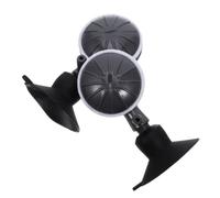 KJHBV 2pcs Aquarium Air Bubble Diffuser with Suction Cup for Fish Fry and Shrimps Plastic Nano Bubble Increaser and Flat Body Easy to Move for Small Aquatic Pets Tank