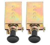 KJHBV 2pcs Car Horn Button Switch and Farm Tractor Headlight Switch with Alloy Material and Modern Styling, Reliable Performance Boosting Visibility for Farm Applications in Rv and Truck