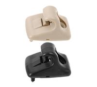 KJHBV 2pcs Car Sun Visor Clips for Easy Installation Plastic Sun Visor Mounting Brackets with Performance and Reliability for Automotive Interior Accessories