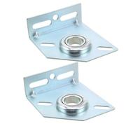 KJHBV 2pcs Garage Door Spring Center Support Bracket Made of Galvanized Steel with Improved Tension Spring Bracket Strength and Enhanced Stability for DIY Garage Door Repair
