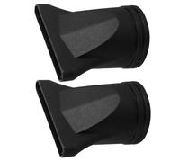 KJHBV 2pcs Hair Dryer Concentrator Nozzle Attachment Flat Duckbill Styling Tool Black Universal Fit 4.5cm Diameter Blow Dryer Replacement Parts for Salon and Home Use