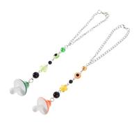 KJHBV 2pcs Mushroom Pendant Phone Charms Hanging Decoration Resin and Zinc Alloy Mobile Phone Chain Resistant to Deformation Does Not Fade Stylish