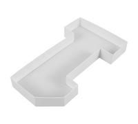 KJHBV 3D Display White Number 1 Candy Box, Cardboard Fillable Serving Tray for Birthday Events and Anniversary Table Setting