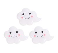 KJHBV 3pcs Cloud Shape Locators for Diamond Picture Fixing, Lightweight Plastic Fixators Easy to Fix for Cross Stitch and Embroidery Projects, Small and Cute Decorative Tools