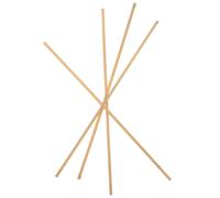 KJHBV 4pcs Bamboo Weaving Strips for Handmade Crafts and Furniture Repair, Light Green Flat Bamboo Strips for DIY Basket Making and Model Crafting Projects