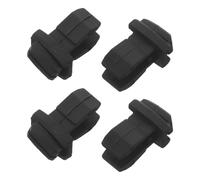KJHBV 4pcs Black Rv Fridge Vent Clips Replacement, Easy Installation Pp Material Refrigerator Vent Latch for Motorhomes and Campers with Wide Compatibility