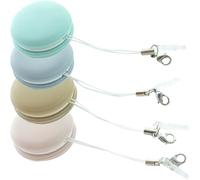 KJHBV 4pcs Premium Microfiber Screen Cleaning Cloths for Glasses Phone Camera Electronics Decorative Hanging Design Pink Blue Green Khaki