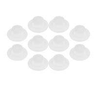 KJHBV 4pcs Silicone Water Bottle Spill Proof Cap with High Seal Performance and Convenient Design, White Silicone Gasket Replacement Stopper for Outdoor Activities and Daily Office Use