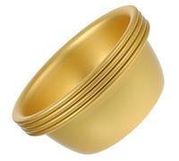 KJHBV 4pcs Small Wine Bowls for Korean Kitchenware, Food Contact Safe Stainless Steel Multi-Function Serving Bowls in Golden Colour, for Dining and Entertaining