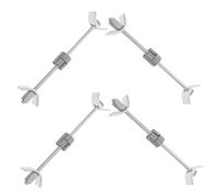 KJHBV 4pcs Steel Countertop Joint Connector Worktop Joint Fastener with Precision-Engineered Design and Quick Installation for Kitchen Furniture Supply