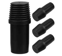 KJHBV 4pcs Threaded Mop and Broom Handle Tips, 22mm Plastic Screw-on Adapter for Secure Fit and Easy Installation, Replacement Threaded Ends for Broomsticks and Squeegees in Household