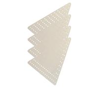 KJHBV 4pcs Wooden Wreath Frames for Crafts with Pre-drilled Holes, Triangular Shape, 10.6x8in Rustic Khaki Boards for DIY Flower Wreaths, Wall Mountable Seasonal Decorations for Festive