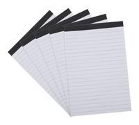 KJHBV 5 Books A5 Tear-off Notepads Paper Pads with 25 Sheets Each Smooth Writing Paper Notebooks Portable Office Supplies Convenient to Carry and Store for Staff and Officers