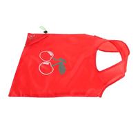 KJHBV 5pcs Red Foldable Reusable Shopping Bags Made of Lightweight Polyester, Washable Tote Bags for Retail Shopping and Events