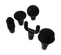 KJHBV 5pcs Silicone Massager Gun Heads Replacement Attachments with 18-19mm Connectors for Deep Tissue Muscle Massage, Flexible and Gentle, Secure Attachment for Gym Massager Sessions