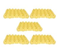 KJHBV 5pcs Stackable Yellow Paper Pulp Egg Trays Multipurpose Egg Storage Racks Household Organizer for Fridge Safe Holding Home Kitchen Restaurant Use