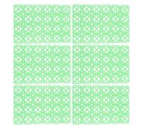 KJHBV 6pcs Plastic Rabbit Cage Mats with Anti-scratching Foot Pads for Pet Cage Flooring, Light Green Protective Bedding Suitable for Rabbit and Small Animals Random Color
