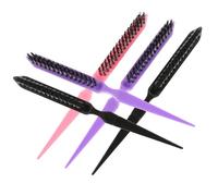 KJHBV 6pcs Portable Folding Comb Set for Women and Men with Two Kinds of Comb Teeth Abs Material for Daily Use and Travel Random Color