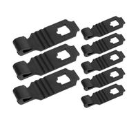 KJHBV 8pcs Dash Cam Mount Buckle for Rearview Mirror, Universal Compatibility, Abs Material, Discreet No-drill Installation, Anti-slip Strap Fastener for Car Interior Driving Recorder