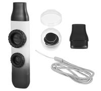 KJHBV Adjustable Dual-hole Kazoo for Guitar and Ukulele, Easy to Play Plastic Kazoo Musical Instrument, Portable and Reliable for Musical Enlightenment and Props,