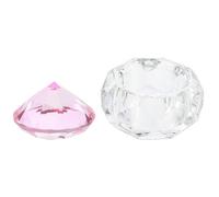 KJHBV Art and Crystal Manicure Tool Nail Cup Glass Lid for Powders Mixing Container Liquids Powder for Beauty Loving Women