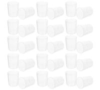 KJHBV Beakers Set Made of Sturdy Abs Material 30pcs 100ml Lab Measuring Cups Easy to Measure and Fill, Lightweight Design for Classroom and Research Use